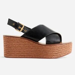 Madewell Amee Wedge Sandal - True Black